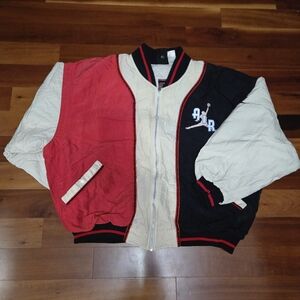 Super RARE Authentic VINTAGE Red and Black Air Jordan Jacket XL